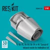 ResKit Models TA-7C, TA-7H, TA-7P, A-7K Corsair II exhaust nozzle for HobbyBoss kit (3D Printed) - hajtómű-fúvócső