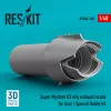 ResKit Models Super Mystere B2 early exhaust nozzle for Azur / Special Hobby kit (3D Printed) - hajtómű-fúvócső