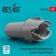 ResKit Models Super Mystere B2 early exhaust nozzle for Azur / Special Hobby kit (3D Printed) - hajtómű-fúvócső