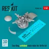 ResKit Models Sea King unfolded main rotor for Airfix kit (3D printed) - kihajtott főrotor