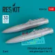 ResKit Models F-16 (A/B/C/D/E/F/I) – 370 gallonos szárny alatti póttartályok pilonokkal, 1. típus, 2 db