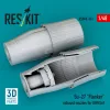 ResKit Models Su-27 Flanker exhaust nozzles for GWH kit (3D Printed) - hajtómű-fúvócsövek