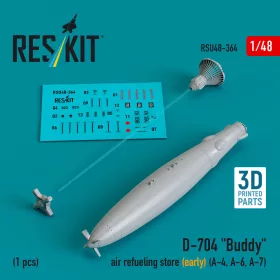   ResKit Models D-704 Buddy air refueling store (early) (1 pcs) (A-4, A-6, A-7) (3D Printed) - D-704 – Buddy légi utántöltő konténer