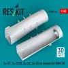 ResKit Models Su-27, Su-27UB,30,35 air intakes for GWH kit (3D Printed) - légbeömlők
