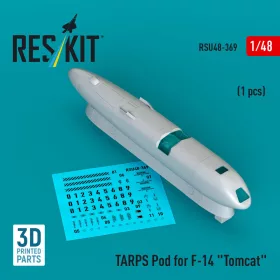   ResKit Models TARPS pod for F-14 Tomcat (1 pcs) (3D printed) - TARPS – konténer, 1 db
