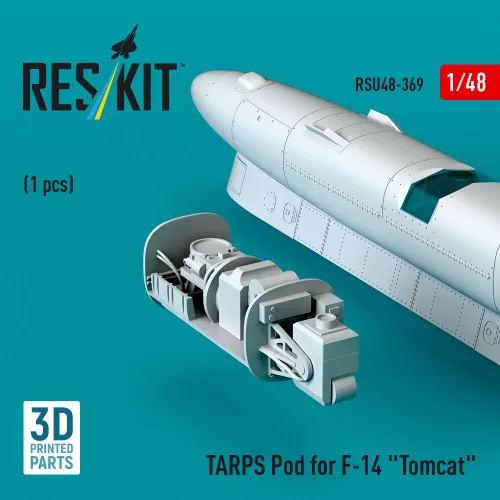 ResKit Models TARPS pod for F-14 Tomcat (1 pcs) (3D printed) - TARPS – konténer, 1 db