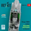 ResKit Models Mirage 2000B cockpit (Basic edition with 3D decals) for Kinetic kit (3D Printed) - alap cockpitkészlet 3D matricákkal