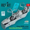 ResKit Models Mirage 2000N cockpit (Basic edition with 3D decals) for Kinetic kit (3D Printed) - alap cockpitkészlet 3D matricákkal