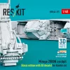 ResKit Models Mirage 2000N cockpit (Basic edition with 3D decals) for Kinetic kit (3D Printed) - alap cockpitkészlet 3D matricákkal