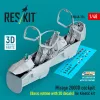 ResKit Models Mirage 2000D cockpit (Basic edition with 3D decals) for Kinetic kit (3D Printed) - alap cockpitkészlet 3D matricákkal