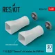 ResKit Models F-14 (B,D) Tomcat air intakes for GWH kit (3D Printed) - légbeömlők