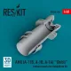 ResKit Models AMX (A-11B, A-1B, A-1A) Ghibli exhaust nozzle for HobbyBoss kit (3D Printed) - hajtómű-fúvócső