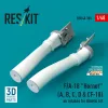 ResKit Models F/A-18 Hornet (A, B, C, D & CF-18) air intakes for Kinetic kit (3D Printed) - légbeömlők