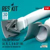 ResKit Models F/A-18 Hornet (A, B, C, D & CF-18) air intakes for Kinetic kit (3D Printed) - légbeömlők