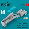 ResKit Models F/A-18 Hornet (A, B, C, D & CF-18) wheel bays for Kinetic kit (3D printed) - futóműakna-részletező készlet