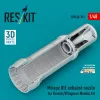 ResKit Models Mirage IIIE exhaust nozzle (3D Printed) Kinetic / Wingman Models - hajtómű-fúvócső