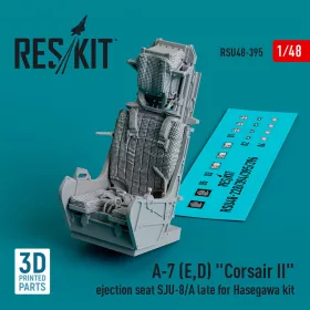   ResKit Models A-7 (E,D) Corsair II ejection seat SJU-8/A late for Hasegawa kit (3D Printed) - katapultülés