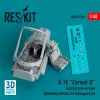 ResKit Models A-7E Corsair II cockpit late version (Detailed edition) for Hasegawa kit (3D Printed) - részletes cockpitkészlet