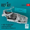 ResKit Models F-105D Thunderchief cockpit late modification (Detailed edition) for HobbyBoss kit (3D Printed) - részletes cockpitkészlet