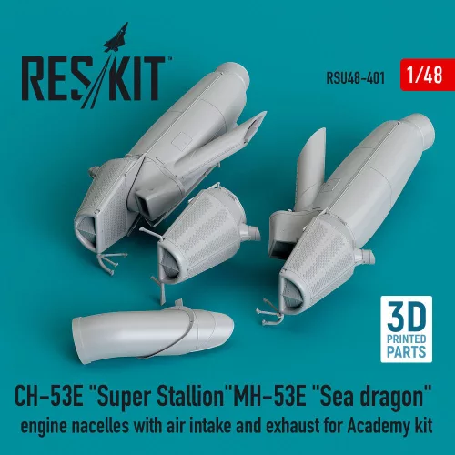 ResKit Models CH-53E Super Stallion / MH-53E Sea Dragon – hajtóműgondolák légbeömlőkkel és kipufogókkal