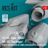 ResKit Models CH-53E Super Stallion / MH-53E Sea Dragon – hajtóműgondolák légbeömlőkkel és kipufogókkal