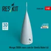 ResKit Models Mirage 2000N nose cone for Kinetic/Italeri kit (3D Printed) - orrkúp