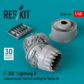  ResKit Models F-35B Lightning II – hajtómű-fúvócsövek függőleges leszállási helyzethez