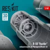 ResKit Models B-58 Hustler exhaust nozzles for Monogram/Revell kit (3D Printed) - hajtómű-fúvócsövek