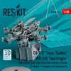 ResKit Models CH-53E Super Stallion, MH-53E Sea Dragon – behajtott főrotor rotorlapát-rögzítő rendszerrel, 7 rotorlapáttal, 3 hajtóműves változathoz