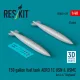 ResKit Models 150 gallon fuel tank AERO 1C USN & USMC (2 pcs) for A-4 Skyhawk (3D Printed) - 150 gallonos üzemanyag-póttartály, 2 db