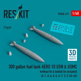 ResKit Models 300 gallonos üzemanyag-póttartály, 2 db