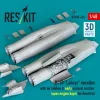 ResKit Models B-1B Lancer – gondolák, légbeömlők, korai fúvócsövek, nyitott motortérrel