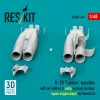 ResKit Models B-1B Lancer – gondolák, légbeömlők, korai fúvócsövek, nyitott motortérrel