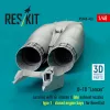 ResKit Models B-1B Lancer – gondolák, légbeömlők, késői 1. típusú fúvócsövek, zárt motortérrel