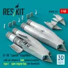 ResKit Models B-1B Lancer – gondolák, légbeömlők, késői 1. típusú fúvócsövek, nyitott motortérrel