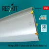 ResKit Models Mirage 2000-5 nose cone for Kinetic/Italeri kit (3D Printed) - orrkúp