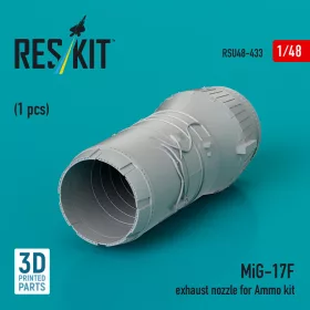   ResKit Models MiG-17F exhaust nozzle for Ammo kit (3D Printed) - hajtómű-fúvócső
