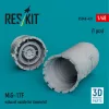 ResKit Models MiG-17F exhaust nozzle for Ammo kit (3D Printed) - hajtómű-fúvócső