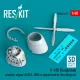 ResKit Models P-47B Thunderbolt propeller, engine (P&W R-2800) & engine hood (3D Printed) for Dora Wings - légcsavar, motor, motorburkolat