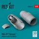 ResKit Models MiG-29 Fulcrum exhaust nozzles for GWH kit (3D printed) - hajtómű-fúvócsövek
