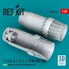 ResKit Models F-15 (A, B, C, D, E, J) (F100-PW-220) nyitott – hajtómű-fúvócsövek