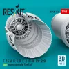 ResKit Models F-15 (A, B, C, D, E, J) (F100-PW-220) nyitott – hajtómű-fúvócsövek