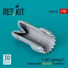ResKit Models F-35B Lightning II exhaust nozzle (Parked/Fly) for Italeri kit (3D printed) - hajtómű-fúvócső
