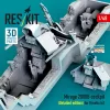 ResKit Models Mirage 2000B cockpit (Detailed edition) for Kinetic kit (3D Printed) - részletes cockpitkészlet