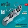ResKit Models Mirage 2000B cockpit (Detailed edition) for Kinetic kit (3D Printed) - részletes cockpitkészlet