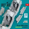 ResKit Models Mirage 2000N cockpit (Detailed edition) for Kinetic kit (3D Printed) - részletes cockpitkészlet