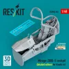 ResKit Models Mirage-2000-5 cockpit (Detailed edition) for Kinetic kit (3D Printed) - részletes cockpitkészlet