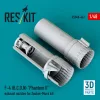ResKit Models F-4 (B, C, D, N) Phantom II exhaust nozzles for Zoukei-Mura kit (3D Printed) - hajtómű-fúvócsövek