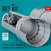 ResKit Models F-4 (E, J, F, G, S) Phantom II exhaust nozzles for Academy kit (3D Printed) - hajtómű-fúvócsövek