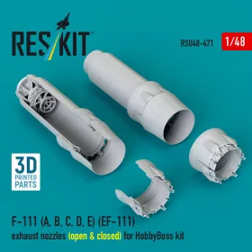   ResKit Models F-111 (A, B, C, D, E) (EF-111) – hajtómű-fúvócsövek